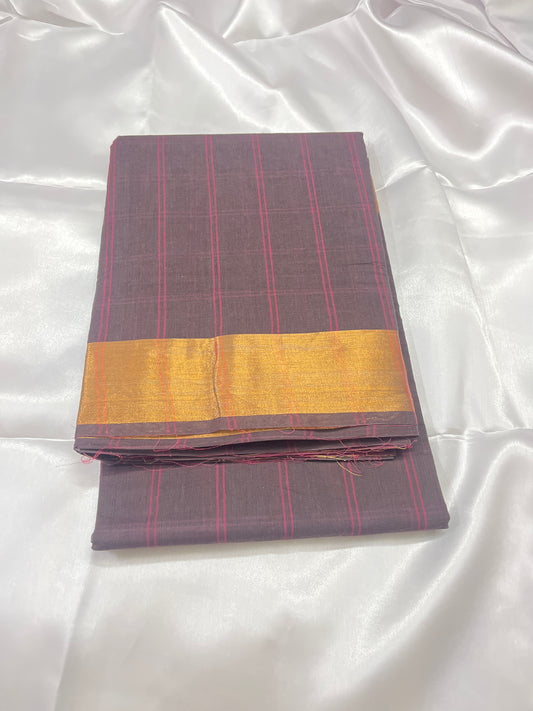 Faux cotton saree