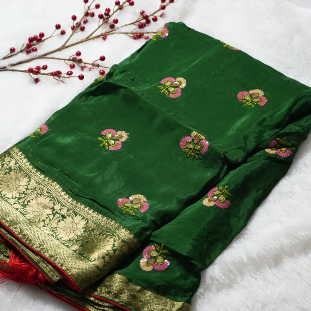 Gajji silk saree