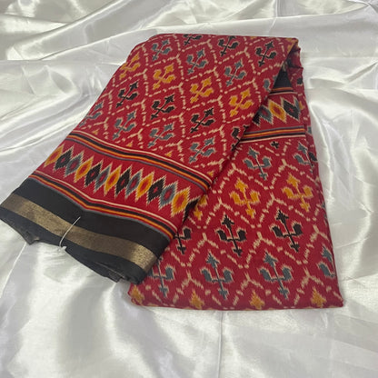 Ikkat Print Saree