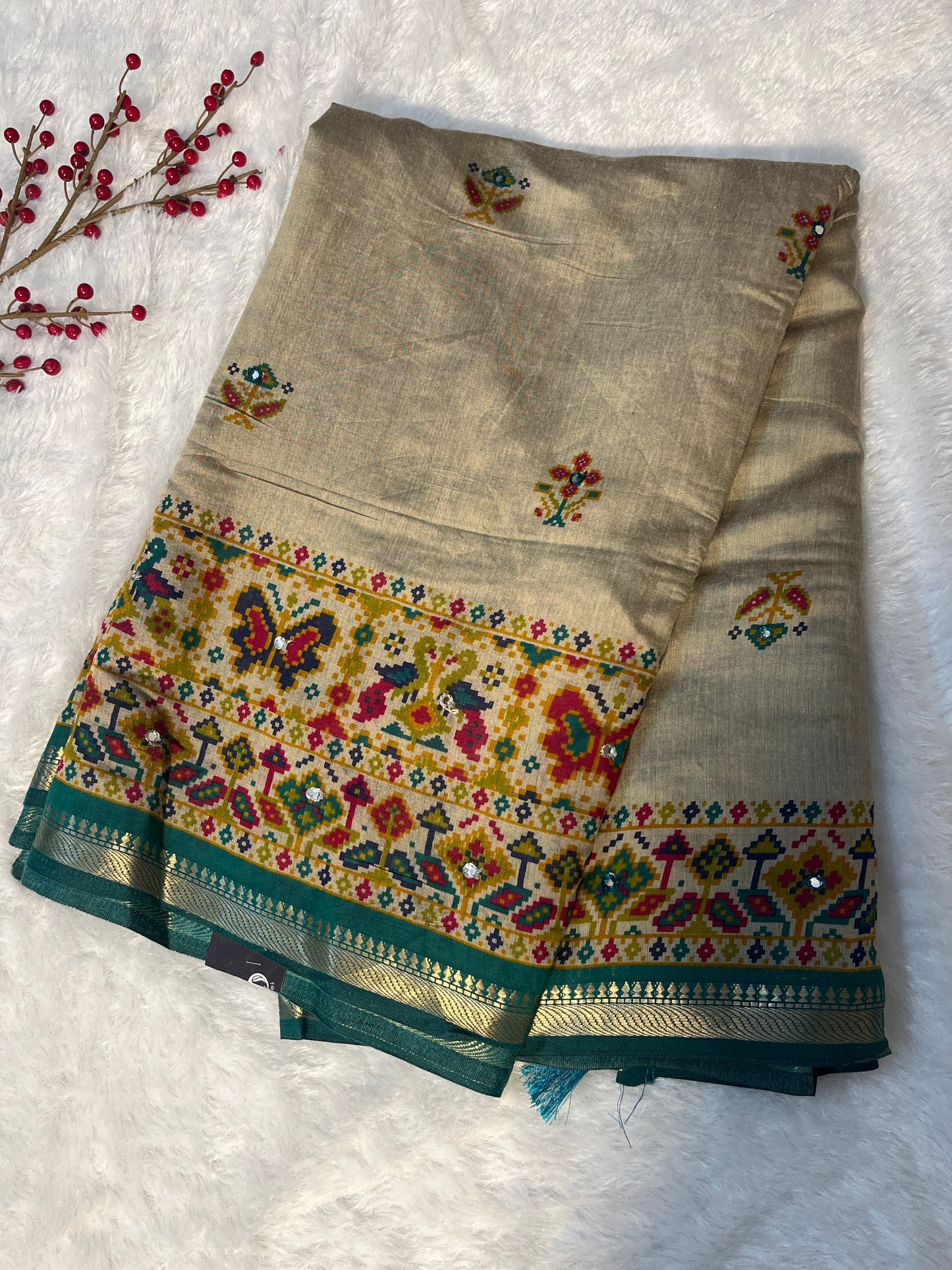Mul cotton saree