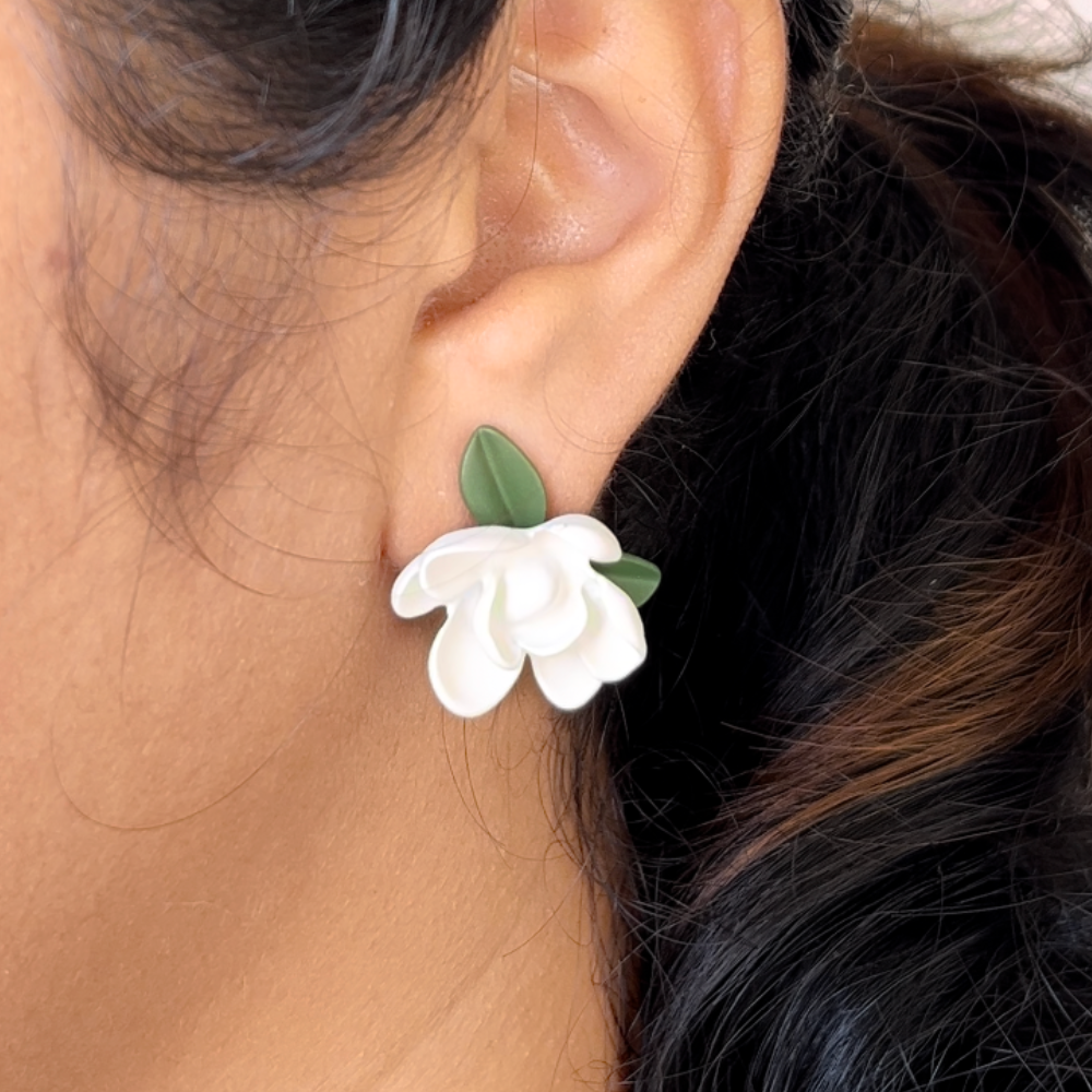 Blossom & Leaf Fusion Stud