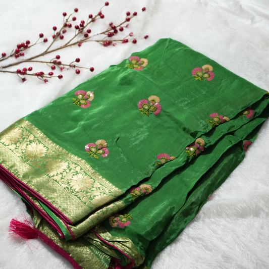 Gajji silk saree