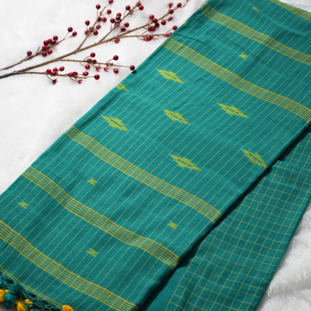 Handloom Bengal cotton saree