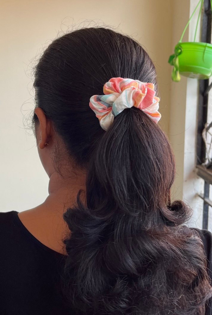 Candy - Regular cotton scrunchie