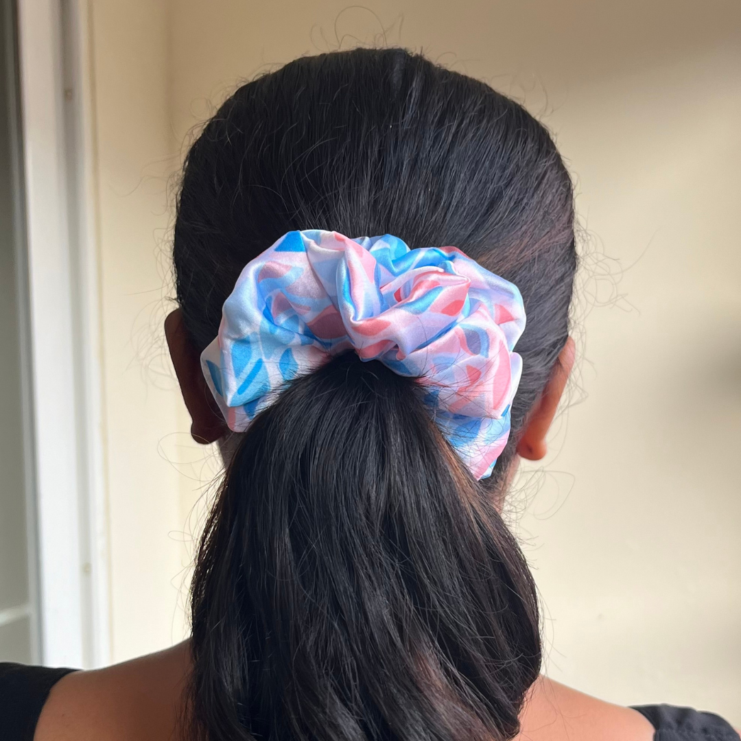 Prism - Large satin scrunchie