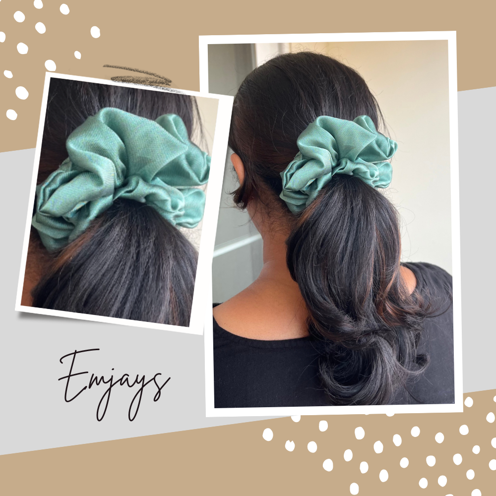 Large Georgette Scrunchie - Pack of 3