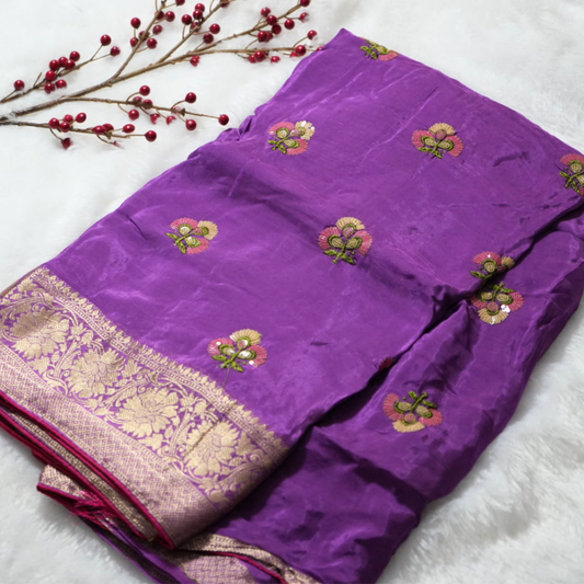 Gajji silk saree