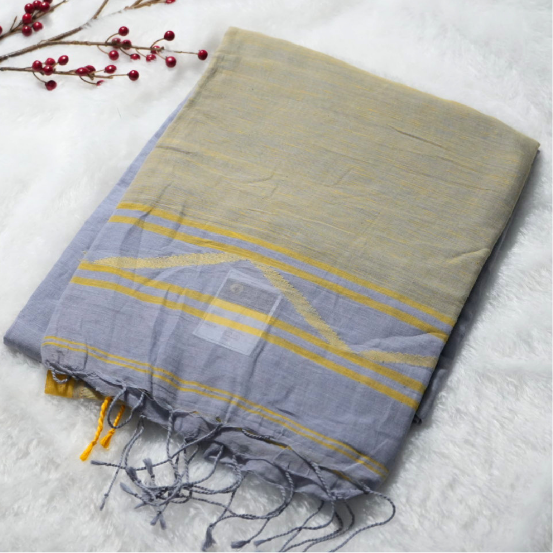 Handloom Bengal cotton saree