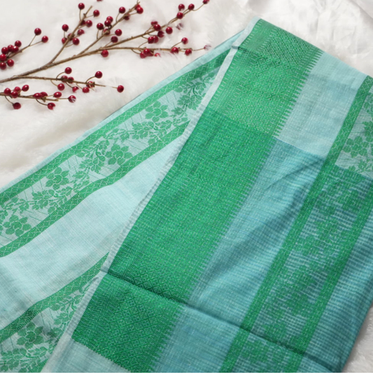 Linen saree