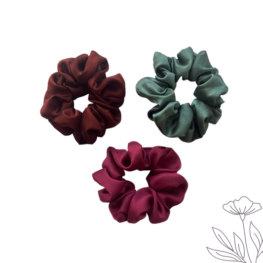 Regular Georgette Scrunchie - Pack of 3