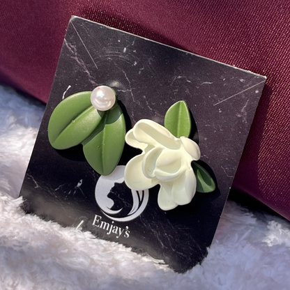 Blossom & Leaf Fusion Stud