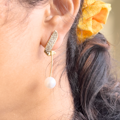 Pearl Tassel Earring