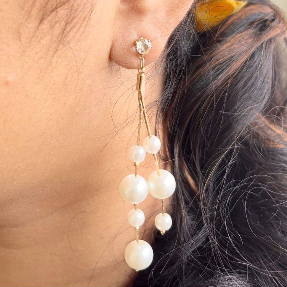 Pearl Cascade Earring