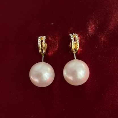 Radiant Arch Pearl Studs