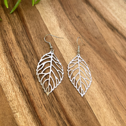 Silver Leaf Ear Drop