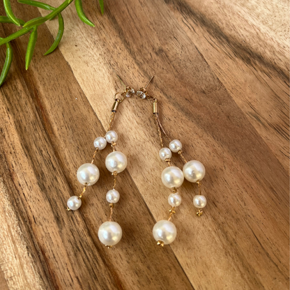 Pearl Cascade Earring