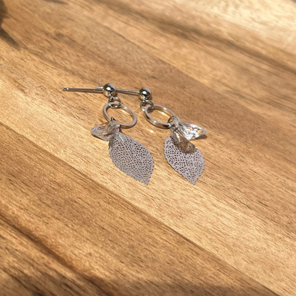 Silver Leaf Ear Drop