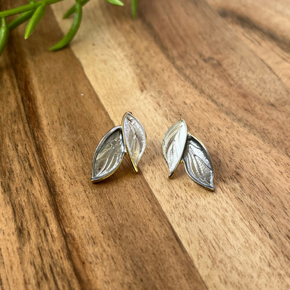 Leaf Enamel Stud