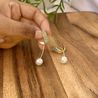 Pearl Tassel Earring