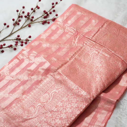 Linen saree