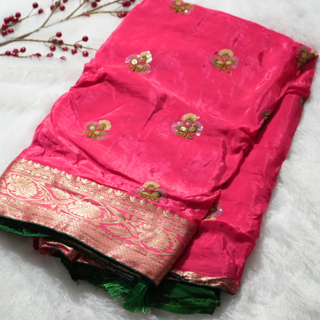Gajji silk saree