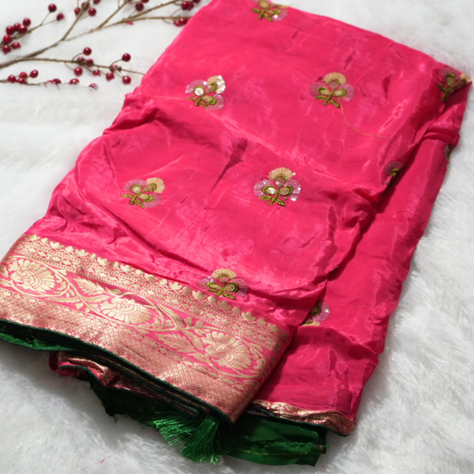 Gajji silk saree
