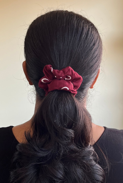 Amelia - Regular cotton scrunchie