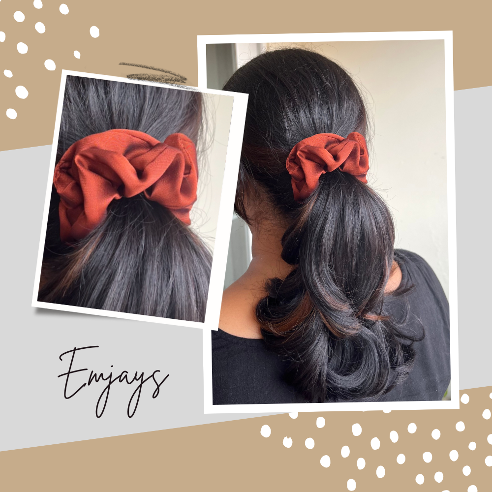 Regular Georgette Scrunchie - Pack of 3