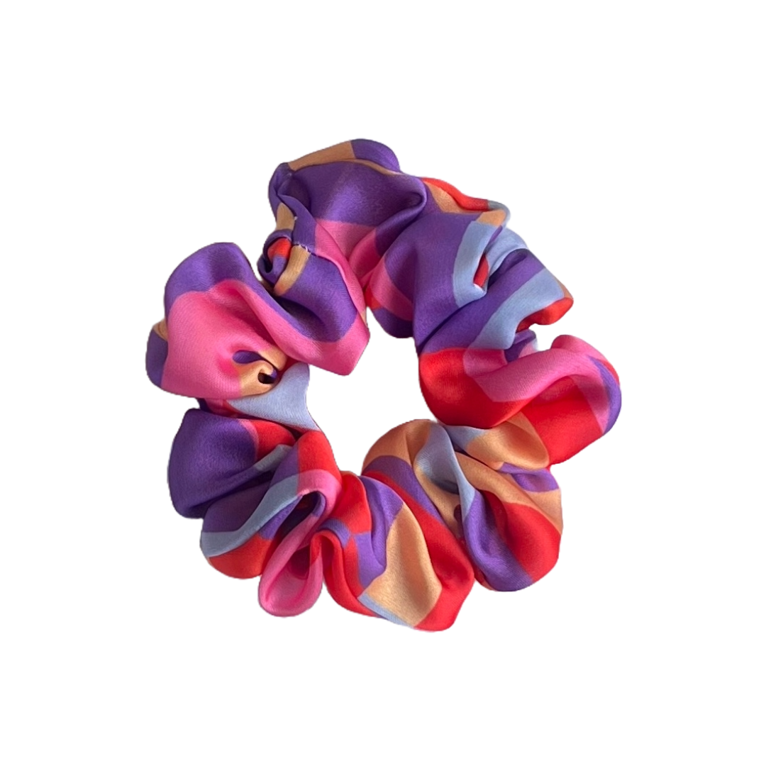 Lyra - Regular satin georgette scrunchie