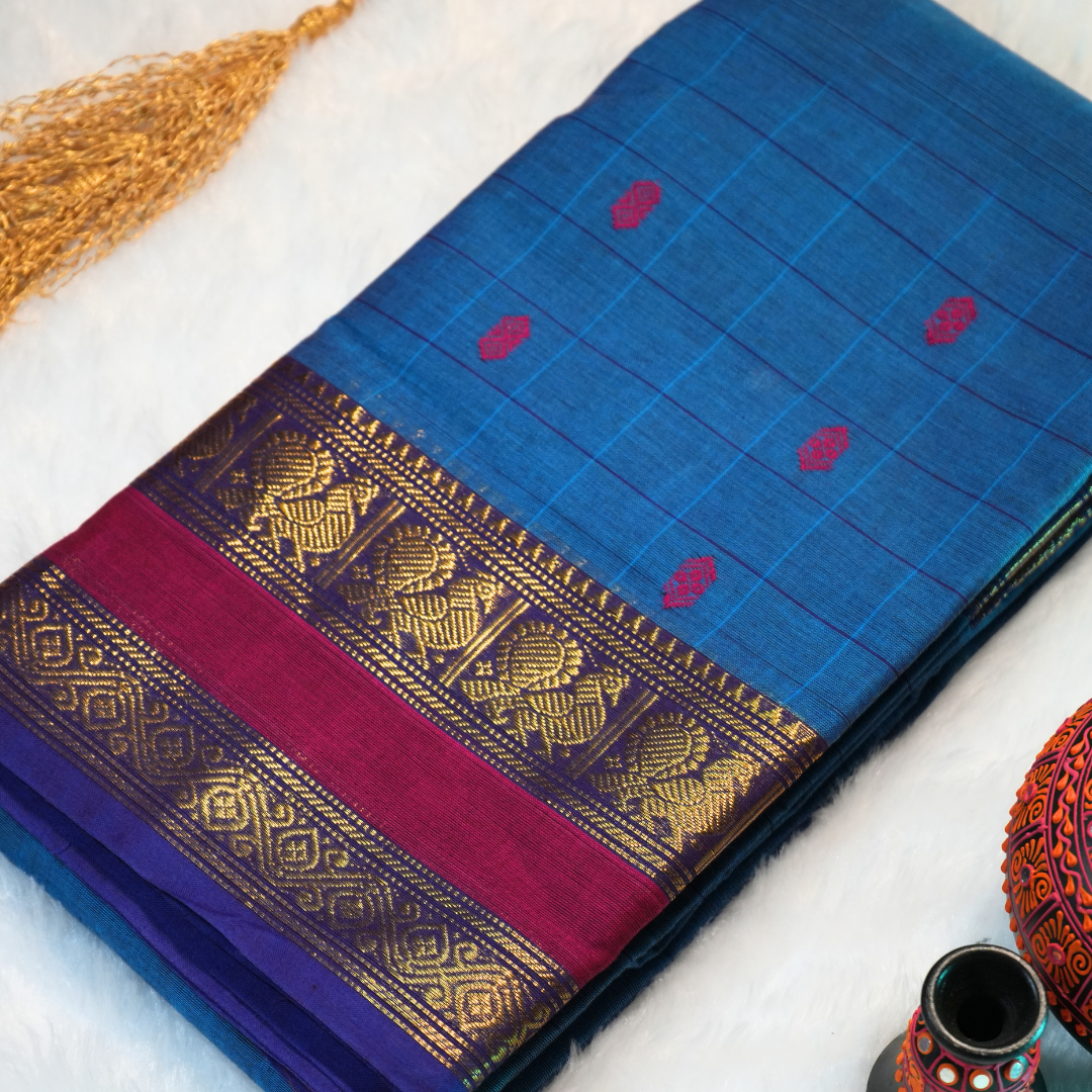 Chettinad Pure Cotton Saree
