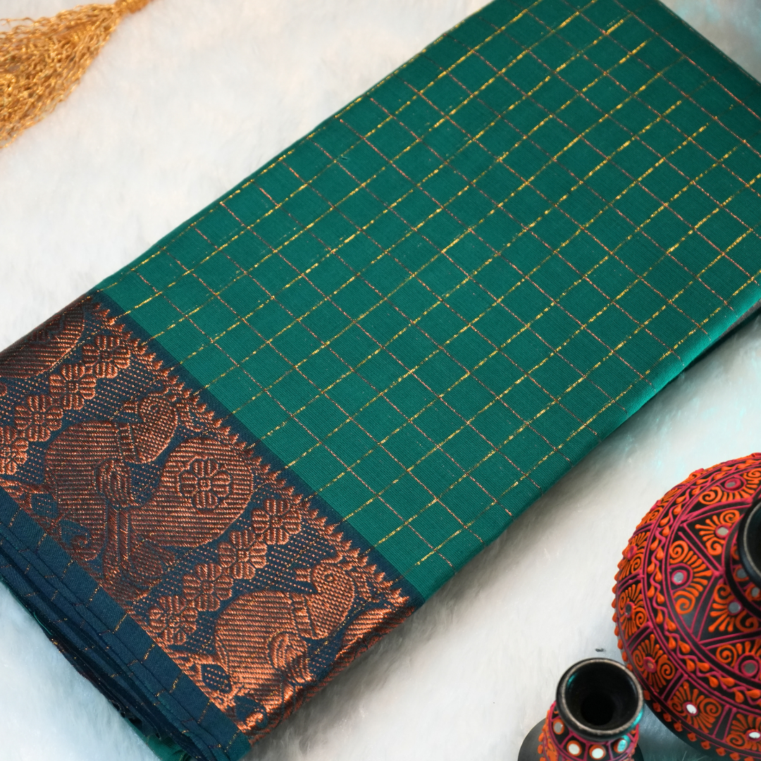 Chettinad Pure Cotton Saree (without blouse)