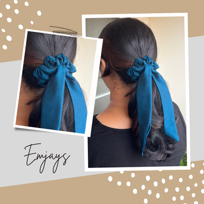 Tail Georgette Scrunchie - Pack of 3