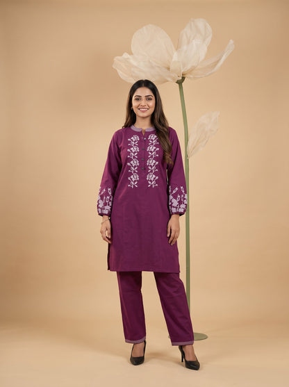 Pure Cotton short top two piece co-ord set
